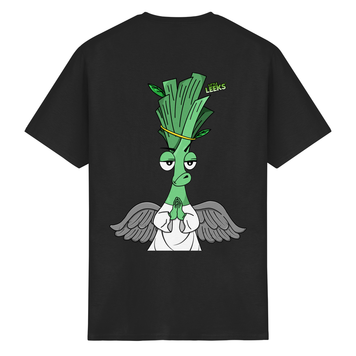 Motiv Nr 03: motivierter Engel Lauch - Heavy Cotton T-Shirt