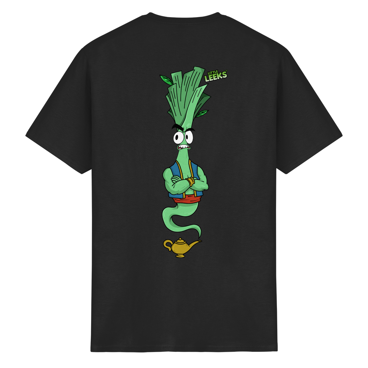 Motiv Little Leeks Nr 43: Lauch aus der Flasche - Heavy Cotton T-Shirt