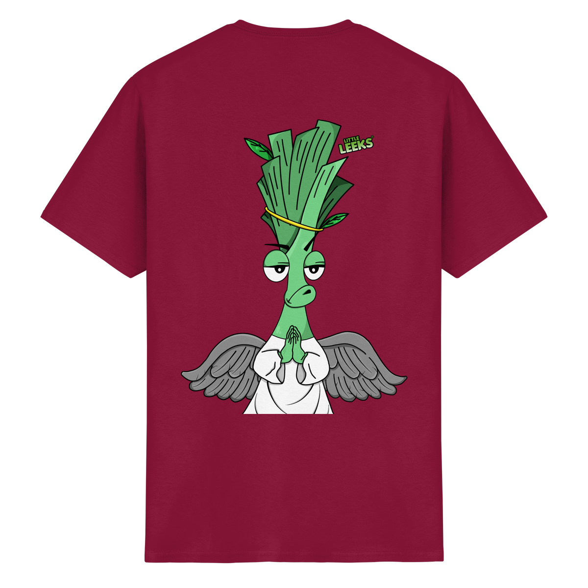 Motiv Nr 03: motivierter Engel Lauch - Heavy Cotton T-Shirt