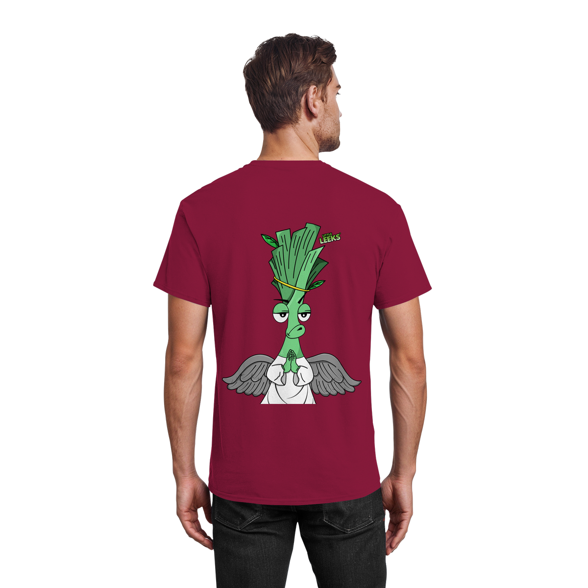 Motiv Nr 03: motivierter Engel Lauch - Heavy Cotton T-Shirt