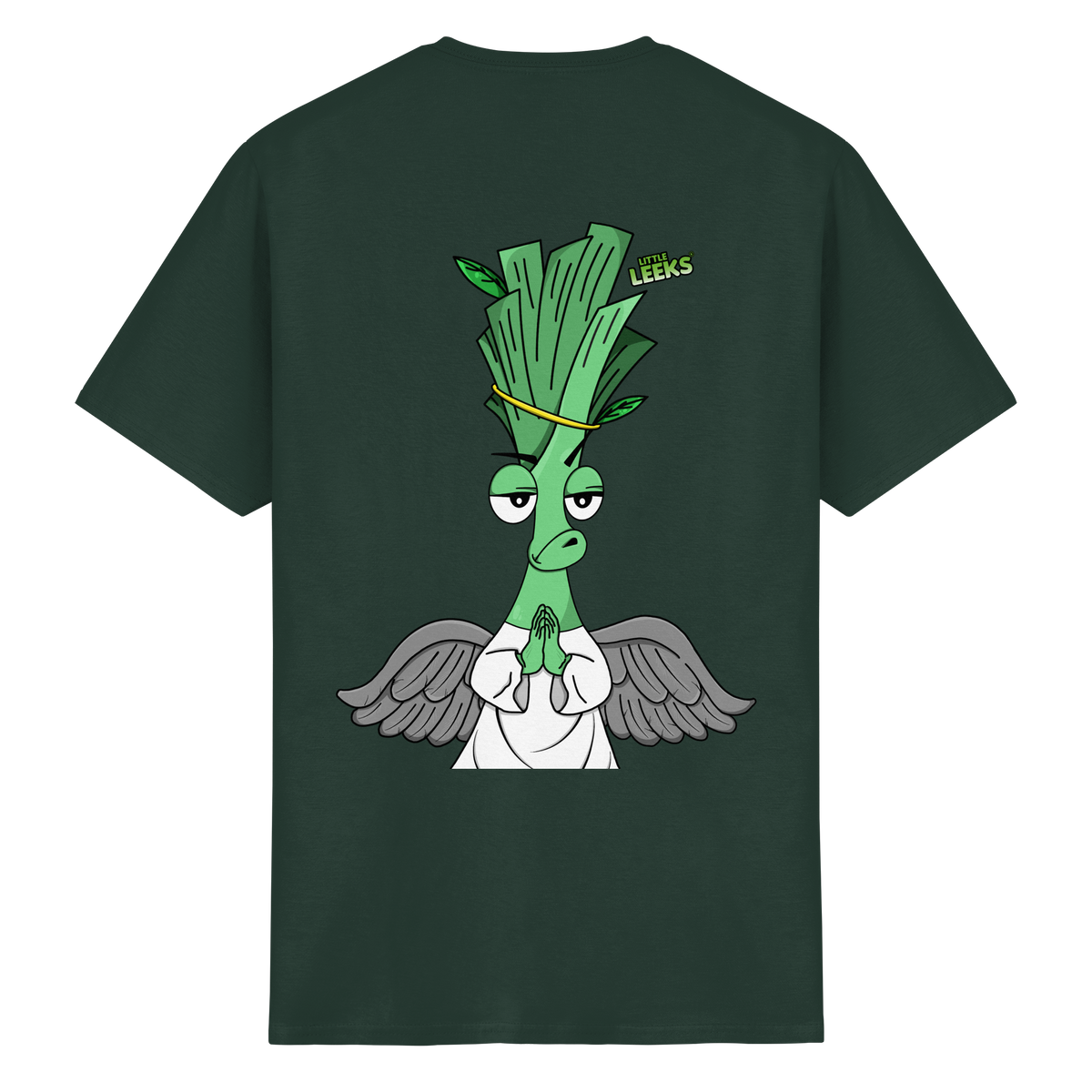 Motiv Nr 03: motivierter Engel Lauch - Heavy Cotton T-Shirt