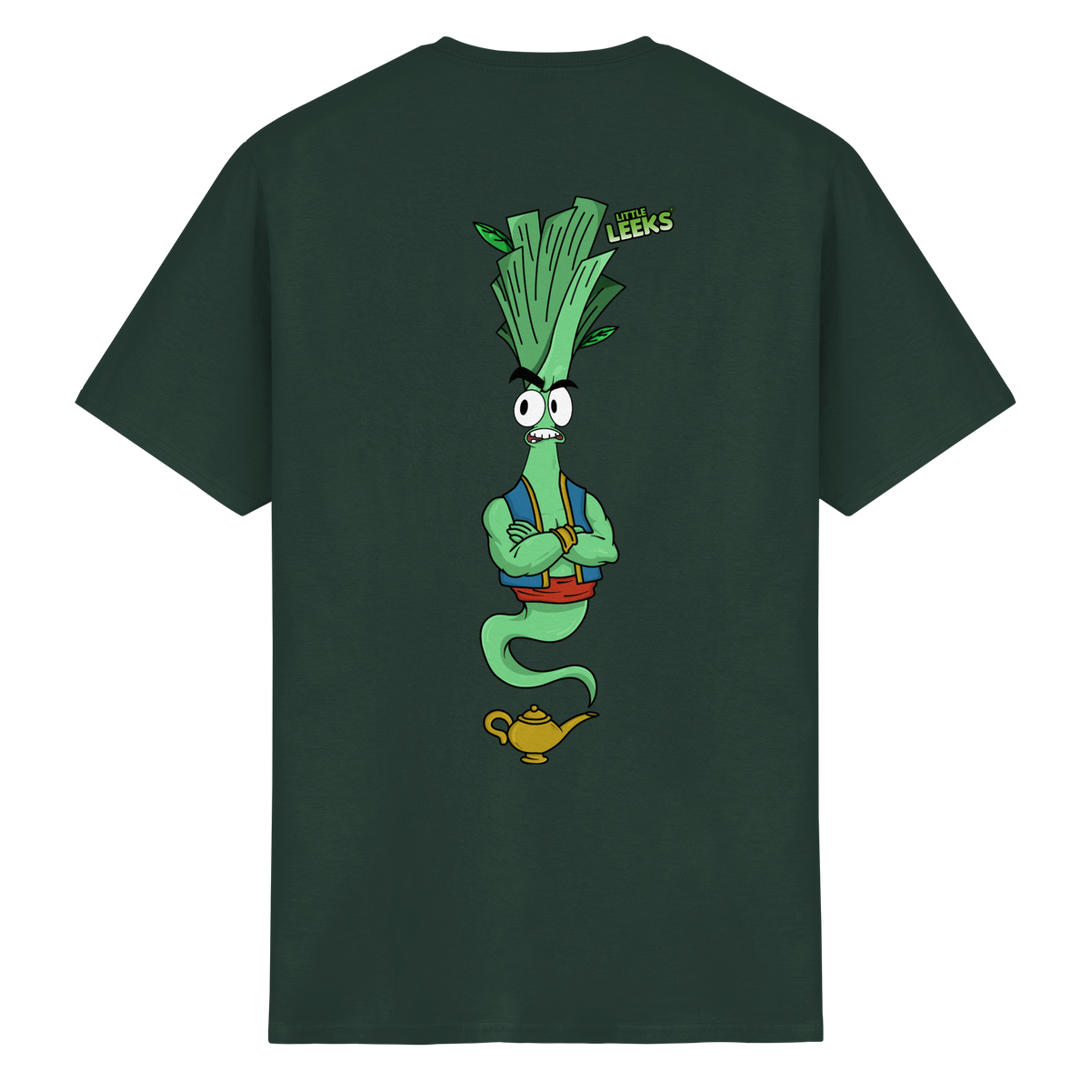 Motiv Little Leeks Nr 43: Lauch aus der Flasche - Heavy Cotton T-Shirt