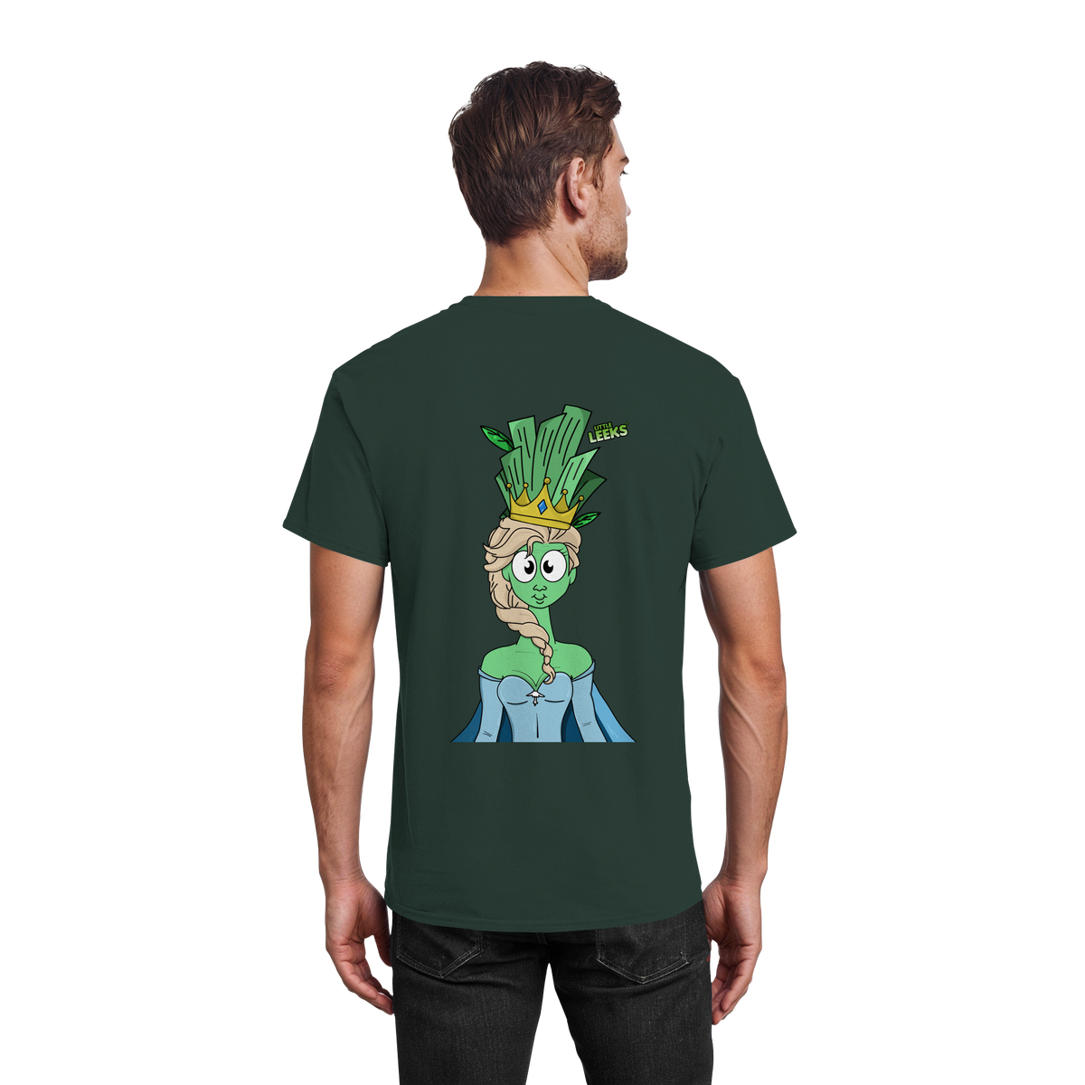 Motiv Nr 37: grüne Eisprinzessin  - Heavy Cotton T-Shirt