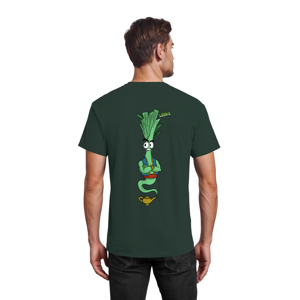 Motiv Little Leeks Nr 43: Lauch aus der Flasche - Heavy Cotton T-Shirt
