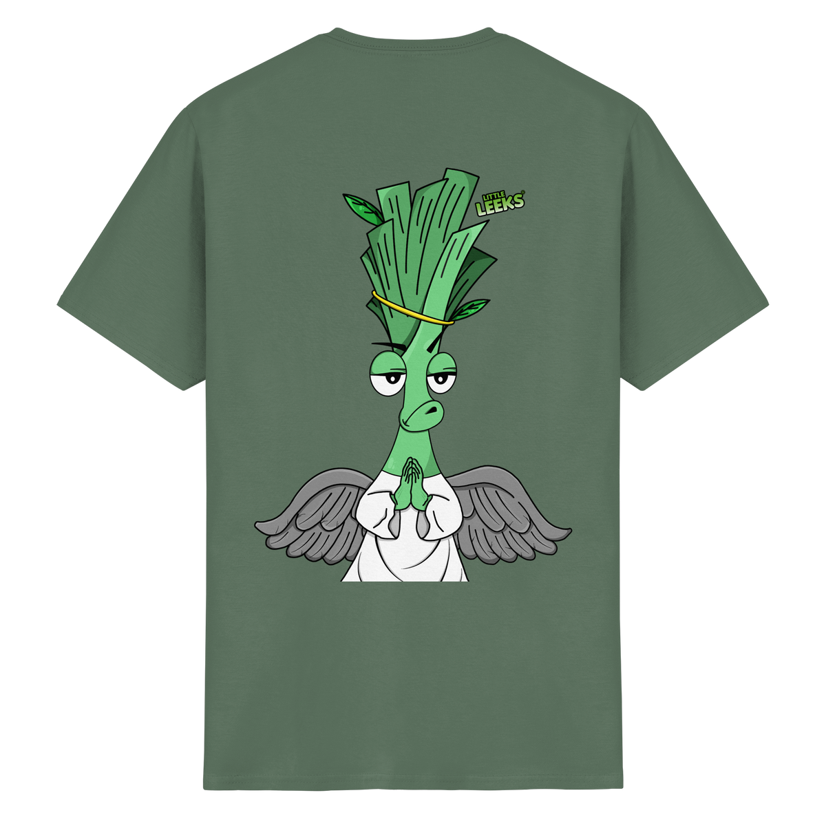Motiv Nr 03: motivierter Engel Lauch - Heavy Cotton T-Shirt