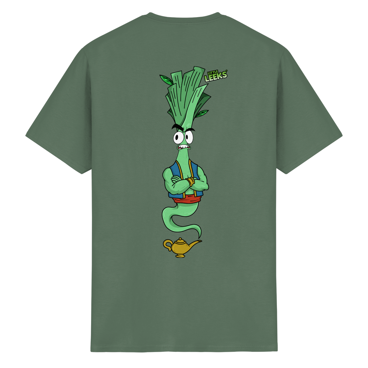 Motiv Little Leeks Nr 43: Lauch aus der Flasche - Heavy Cotton T-Shirt