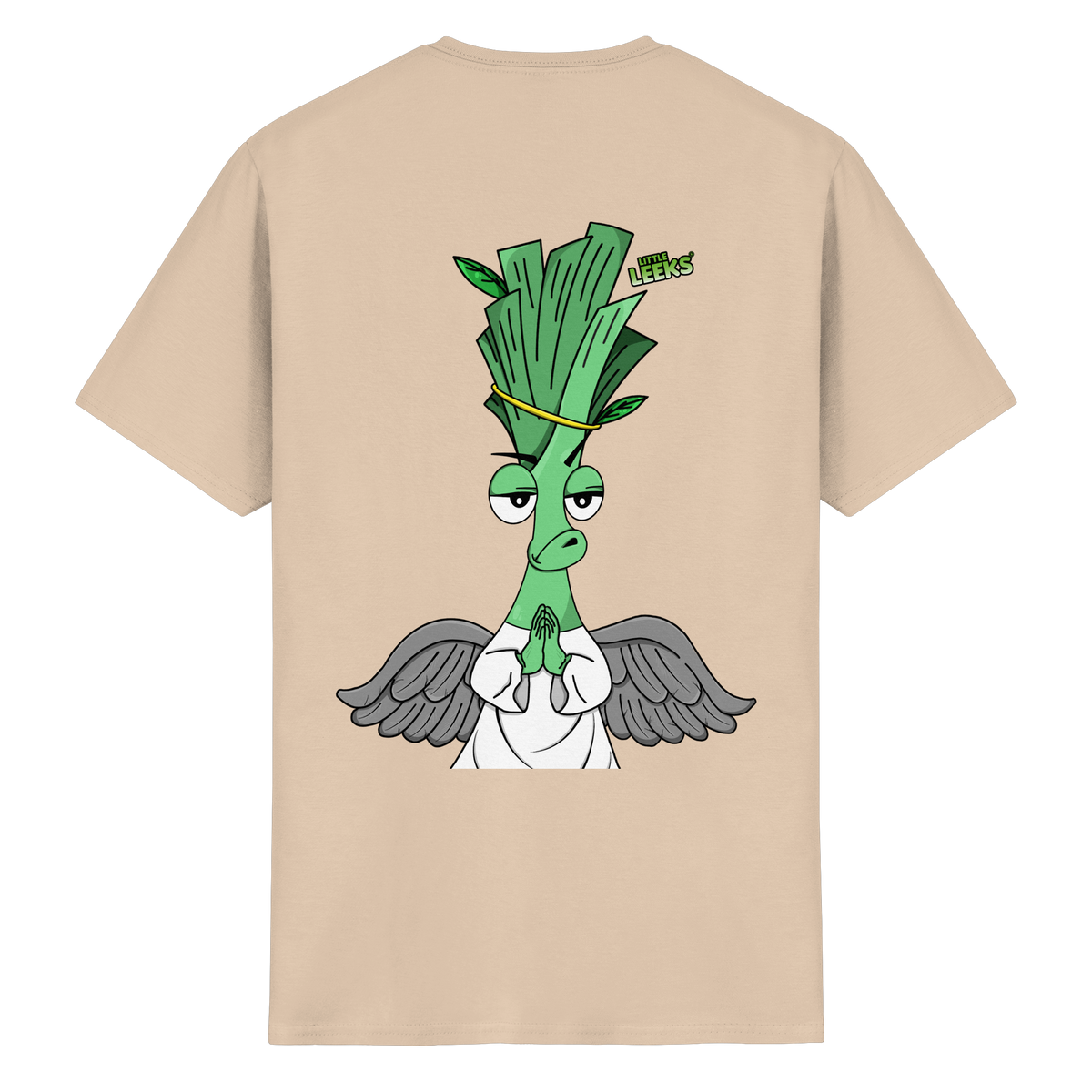 Motiv Nr 03: motivierter Engel Lauch - Heavy Cotton T-Shirt