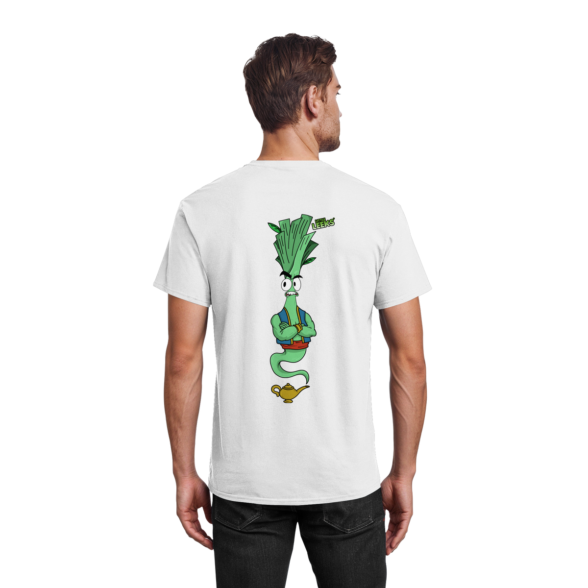 Motiv Little Leeks Nr 43: Lauch aus der Flasche - Heavy Cotton T-Shirt