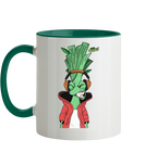 Motiv Little Leeks Nr 05: volle Lauchstärke - Tasse zweifarbig