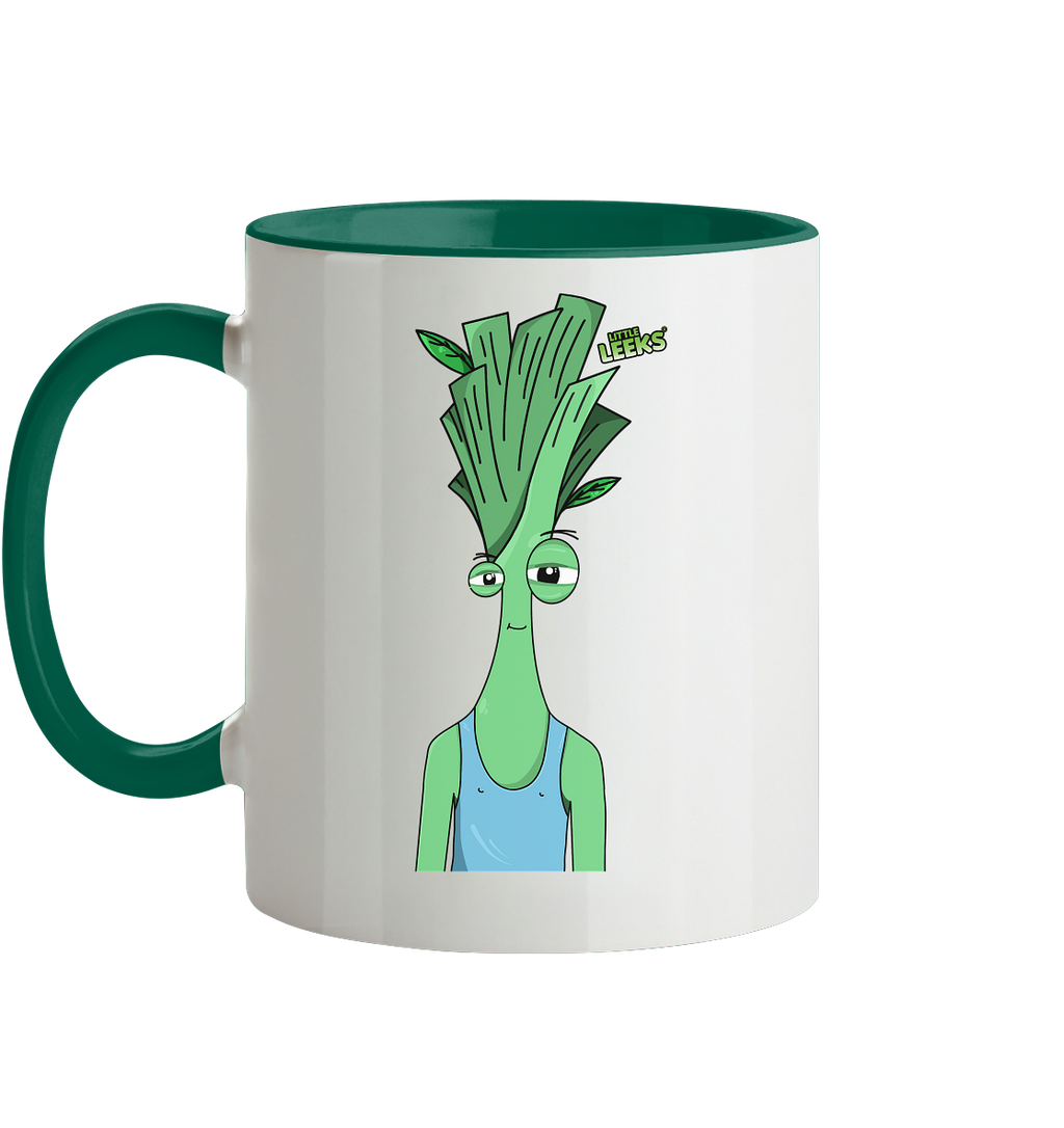 Motiv Little Leeks Nr 01: Standard Lauch  - Tasse zweifarbig