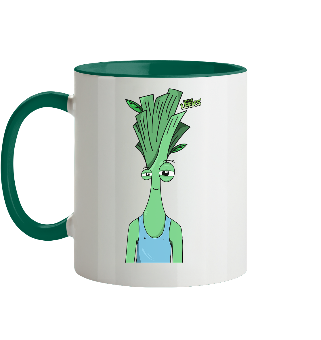 Motiv Little Leeks Nr 01: Standard Lauch  - Tasse zweifarbig