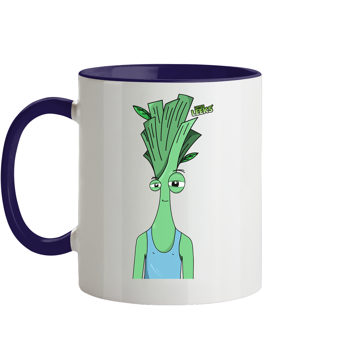 Motiv Little Leeks Nr 01: Standard Lauch  - Tasse zweifarbig