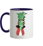 Motiv Little Leeks Nr 05: volle Lauchstärke - Tasse zweifarbig