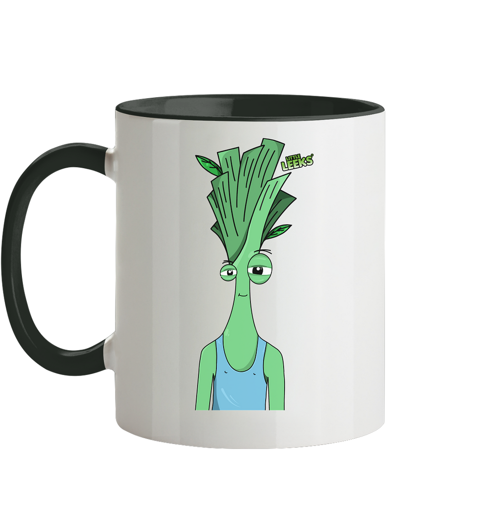 Motiv Little Leeks Nr 01: Standard Lauch  - Tasse zweifarbig