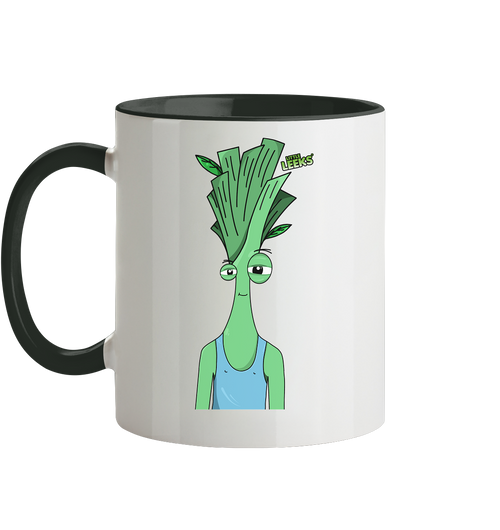 Motiv Little Leeks Nr 01: Standard Lauch  - Tasse zweifarbig