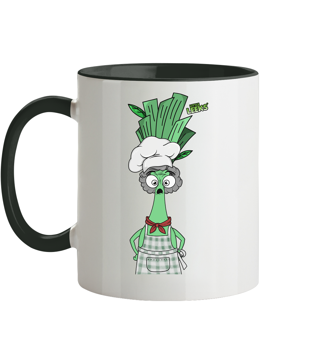 Motiv Little Leeks Nr 39: Grannylauch - Tasse zweifarbig