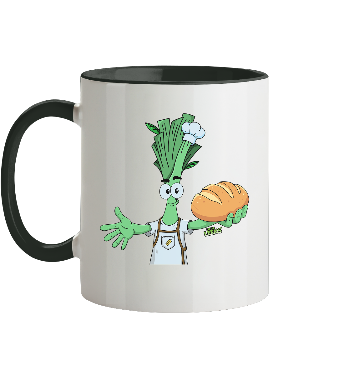 Motiv Little Leeks Nr 46: Backlauch - Tasse zweifarbig