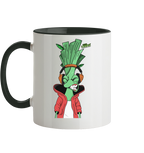 Motiv Little Leeks Nr 05: volle Lauchstärke - Tasse zweifarbig