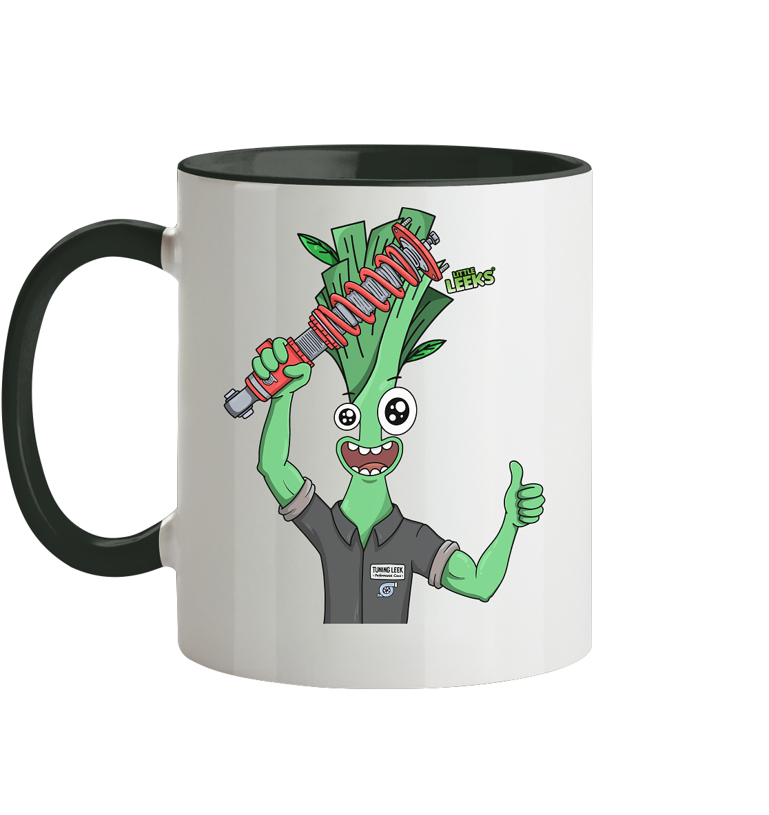 Motiv Little Leeks Nr 42: Tunerlauch - Tasse zweifarbig