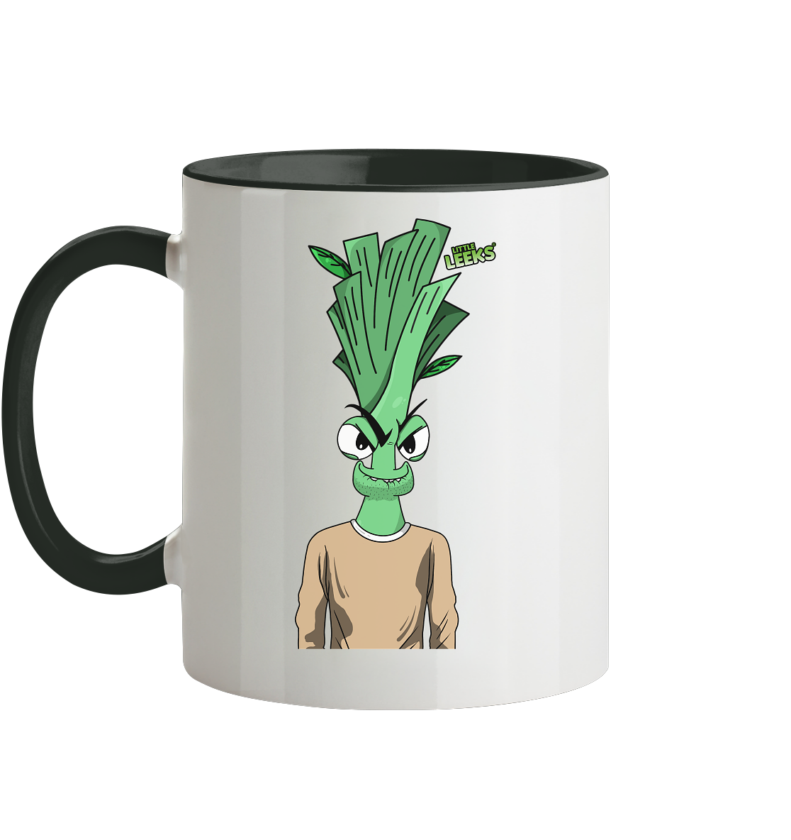 Motiv Nr 09: Rattenlauch - Tasse zweifarbig
