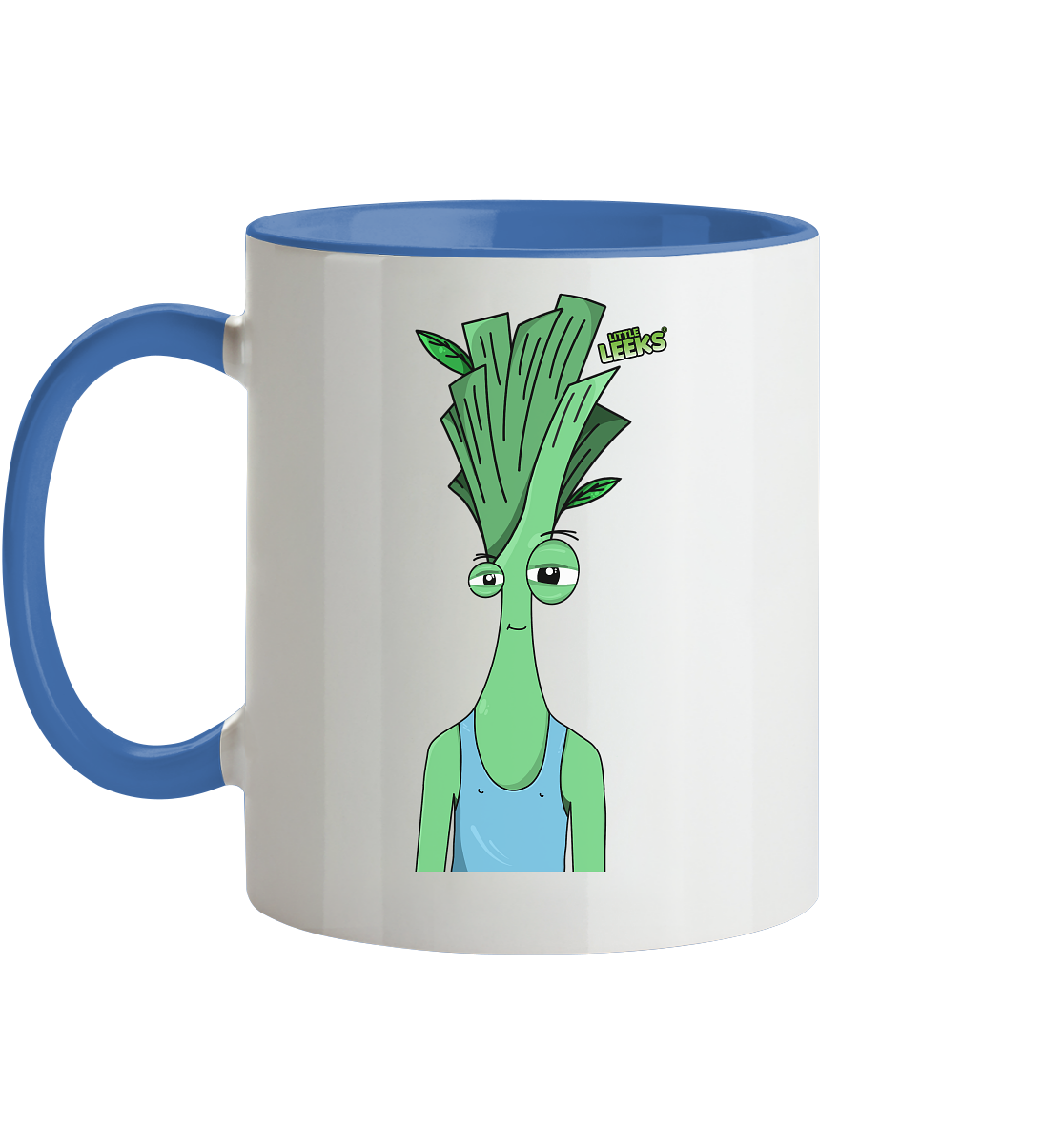 Motiv Little Leeks Nr 01: Standard Lauch  - Tasse zweifarbig