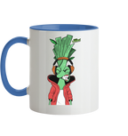 Motiv Little Leeks Nr 05: volle Lauchstärke - Tasse zweifarbig