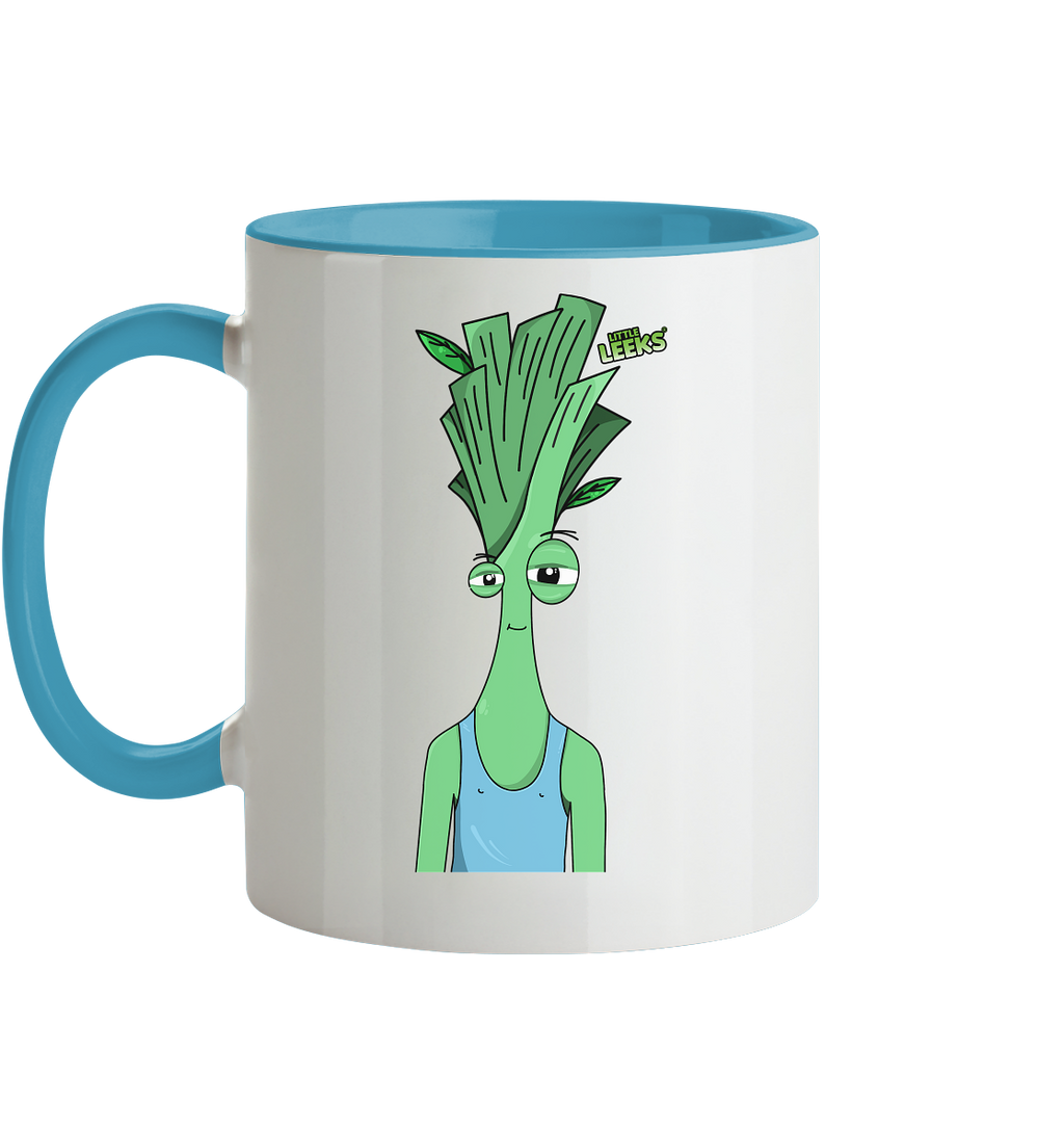 Motiv Little Leeks Nr 01: Standard Lauch  - Tasse zweifarbig
