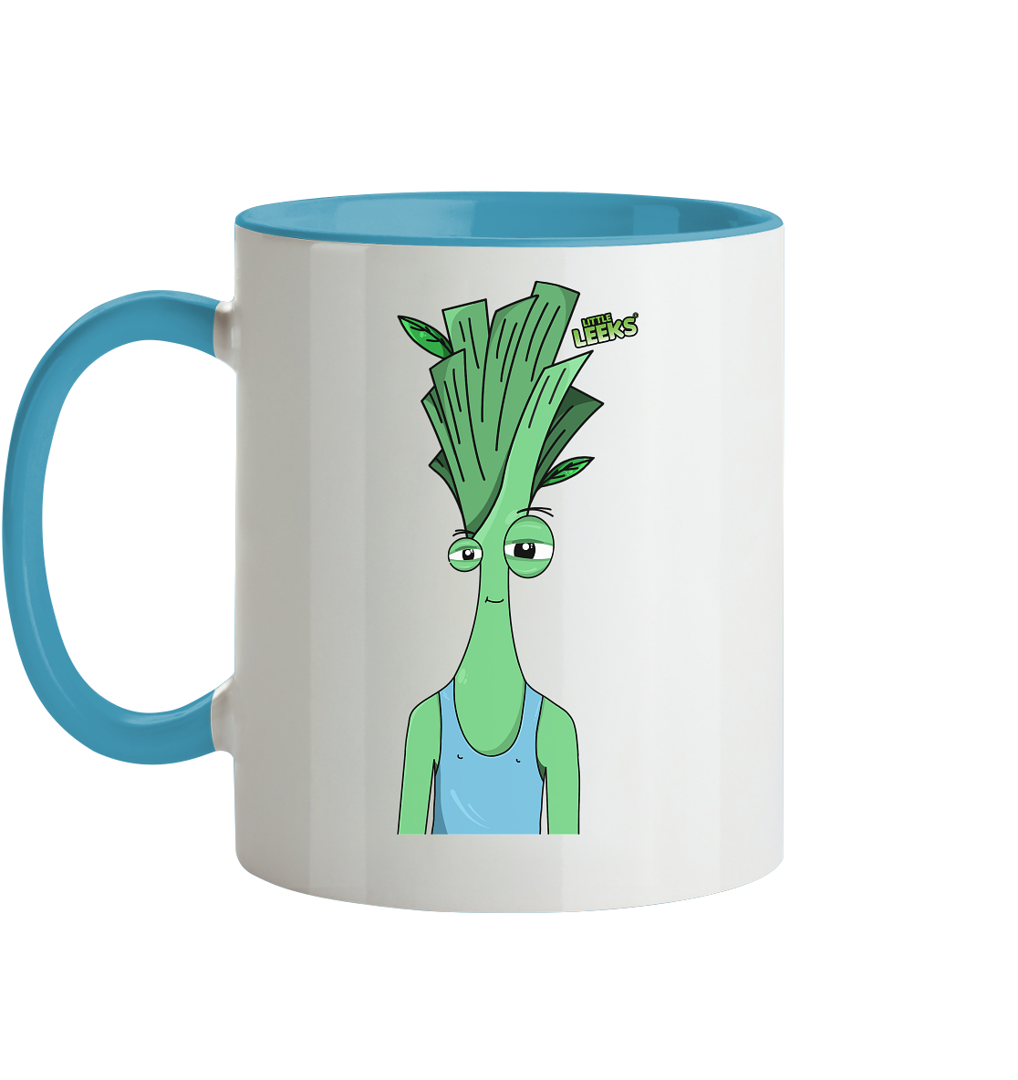 Motiv Little Leeks Nr 01: Standard Lauch  - Tasse zweifarbig