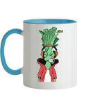 Motiv Little Leeks Nr 05: volle Lauchstärke - Tasse zweifarbig