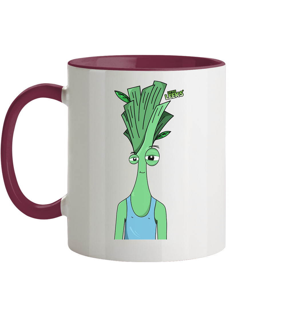 Motiv Little Leeks Nr 01: Standard Lauch  - Tasse zweifarbig