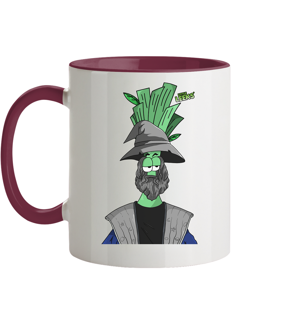 Motiv Little Leeks Nr 06: ZauberLauch - Tasse zweifarbig