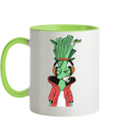 Motiv Little Leeks Nr 05: volle Lauchstärke - Tasse zweifarbig