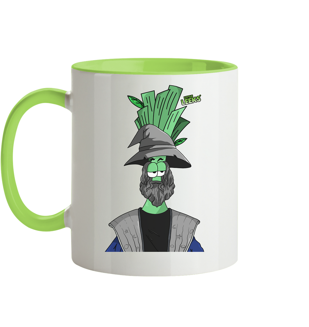Motiv Little Leeks Nr 06: ZauberLauch - Tasse zweifarbig