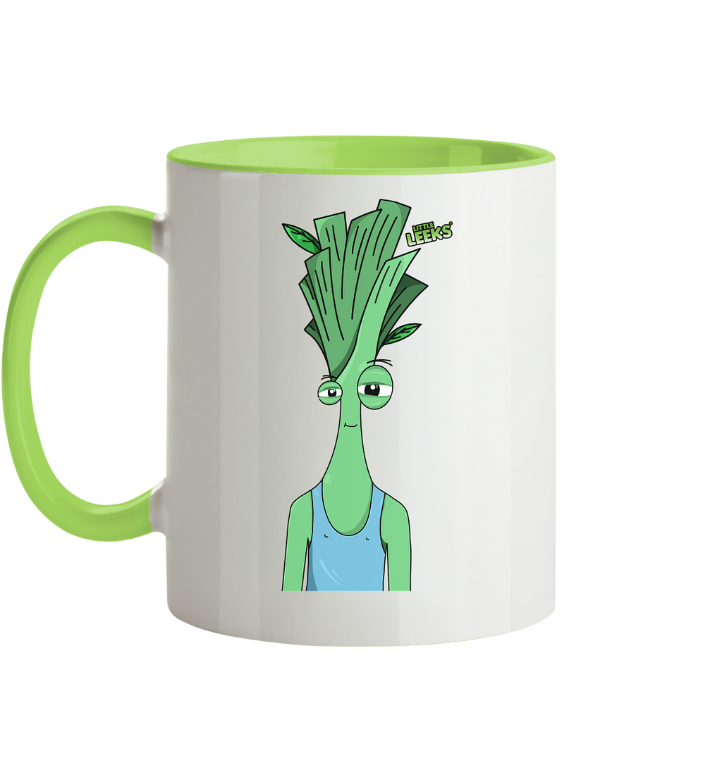 Motiv Little Leeks Nr 01: Standard Lauch  - Tasse zweifarbig