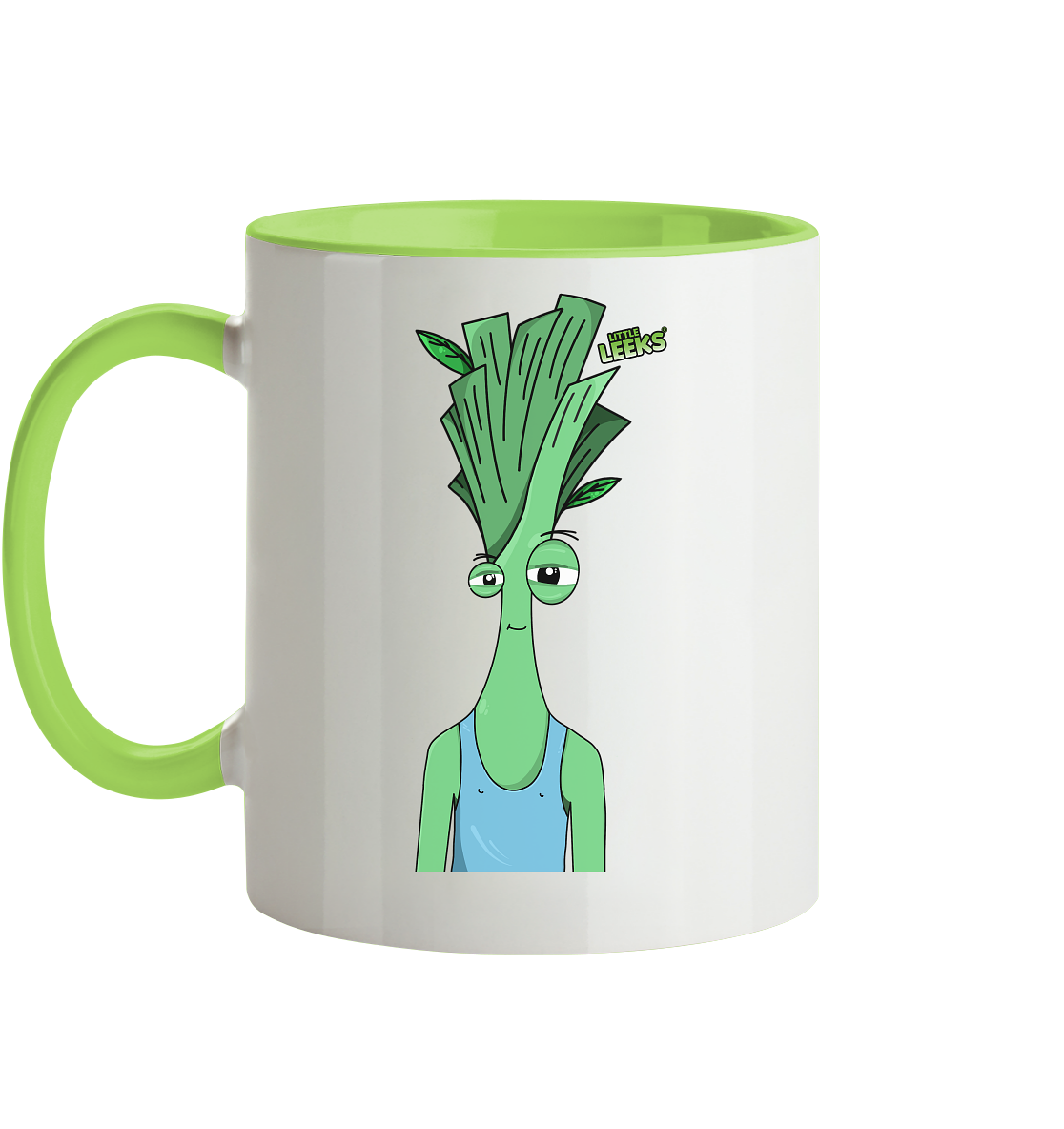 Motiv Little Leeks Nr 01: Standard Lauch  - Tasse zweifarbig