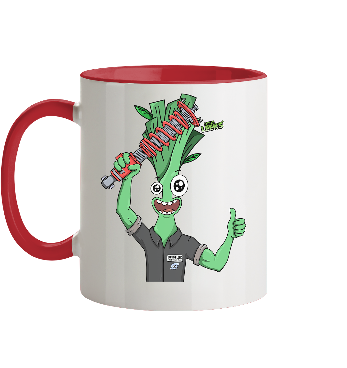 Motiv Little Leeks Nr 42: Tunerlauch - Tasse zweifarbig