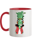 Motiv Little Leeks Nr 05: volle Lauchstärke - Tasse zweifarbig