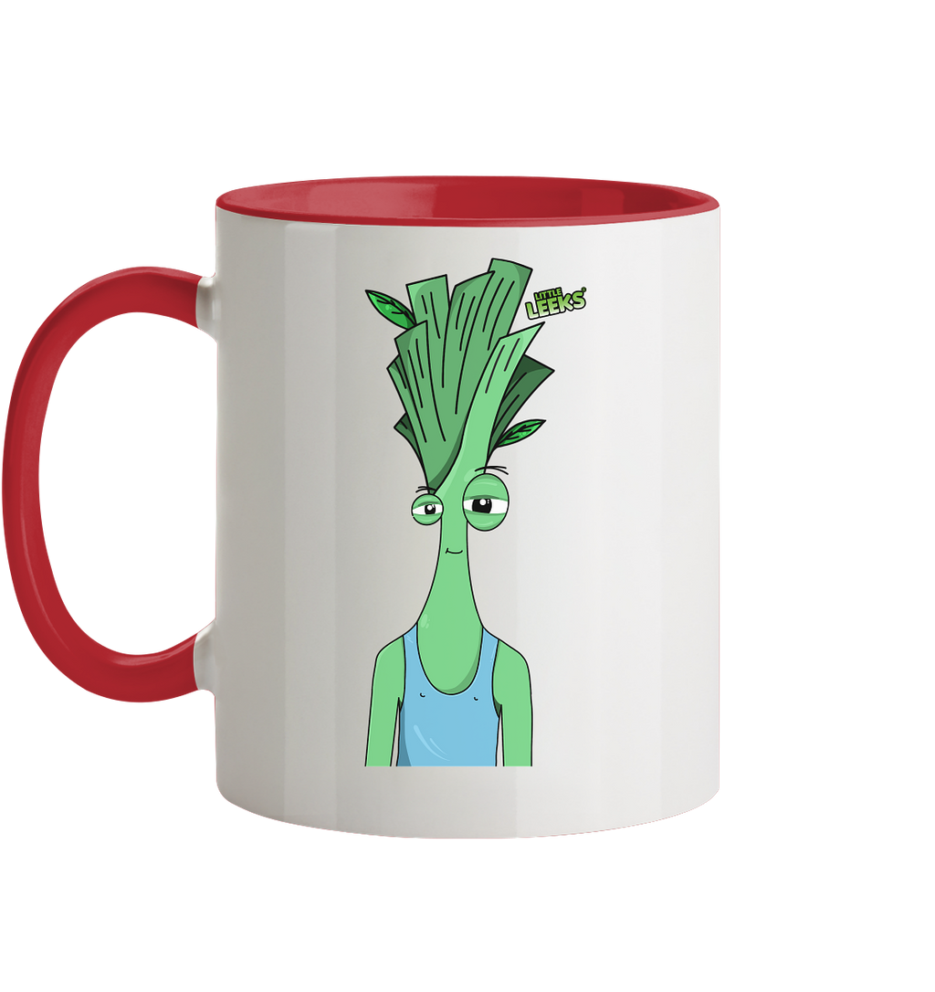 Motiv Little Leeks Nr 01: Standard Lauch  - Tasse zweifarbig