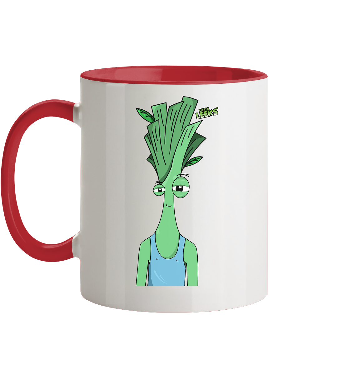 Motiv Little Leeks Nr 01: Standard Lauch  - Tasse zweifarbig