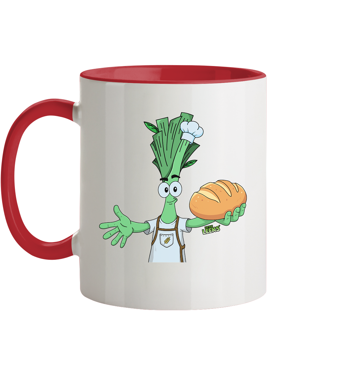 Motiv Little Leeks Nr 46: Backlauch - Tasse zweifarbig