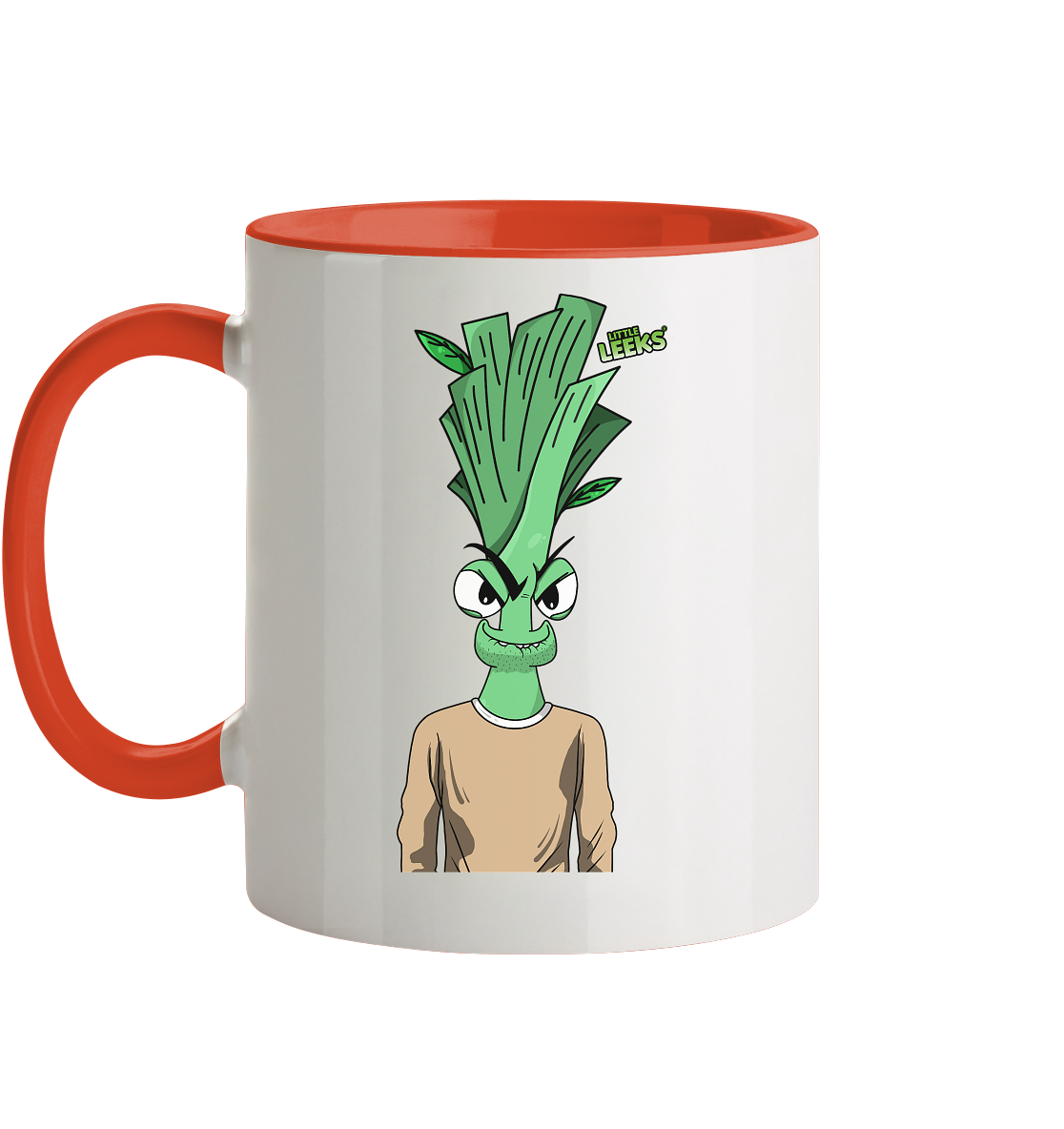 Motiv Nr 09: Rattenlauch - Tasse zweifarbig