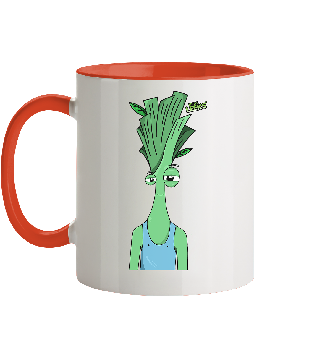 Motiv Little Leeks Nr 01: Standard Lauch  - Tasse zweifarbig