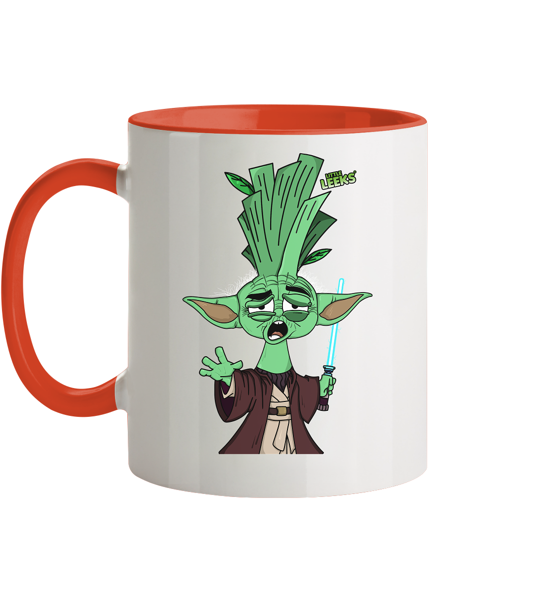 Motiv Nr 19: alter Gartenmeisterlauch - Tasse zweifarbig