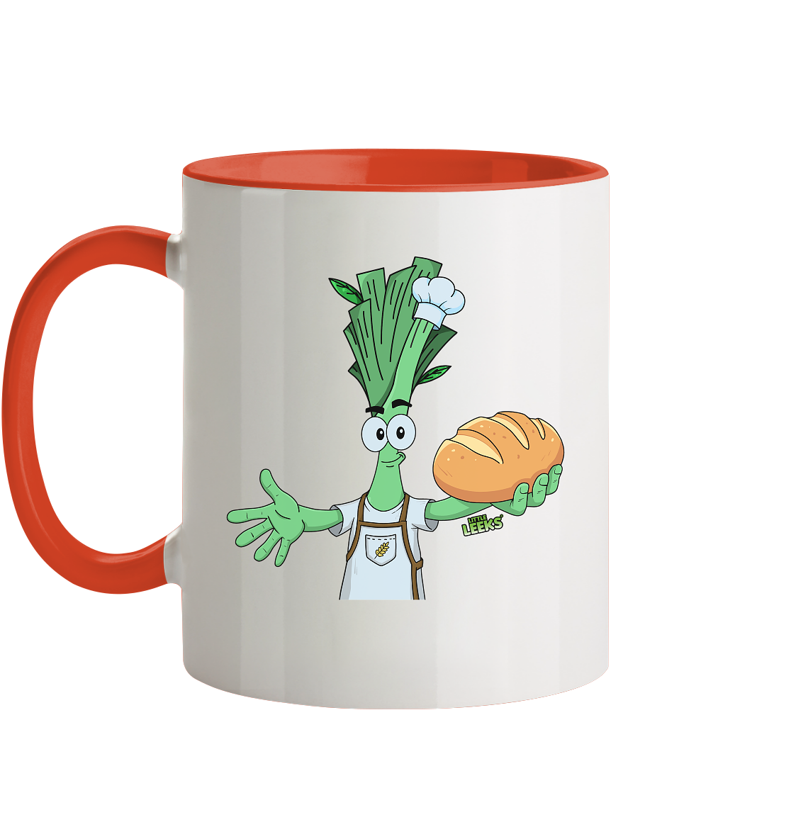 Motiv Little Leeks Nr 46: Backlauch - Tasse zweifarbig