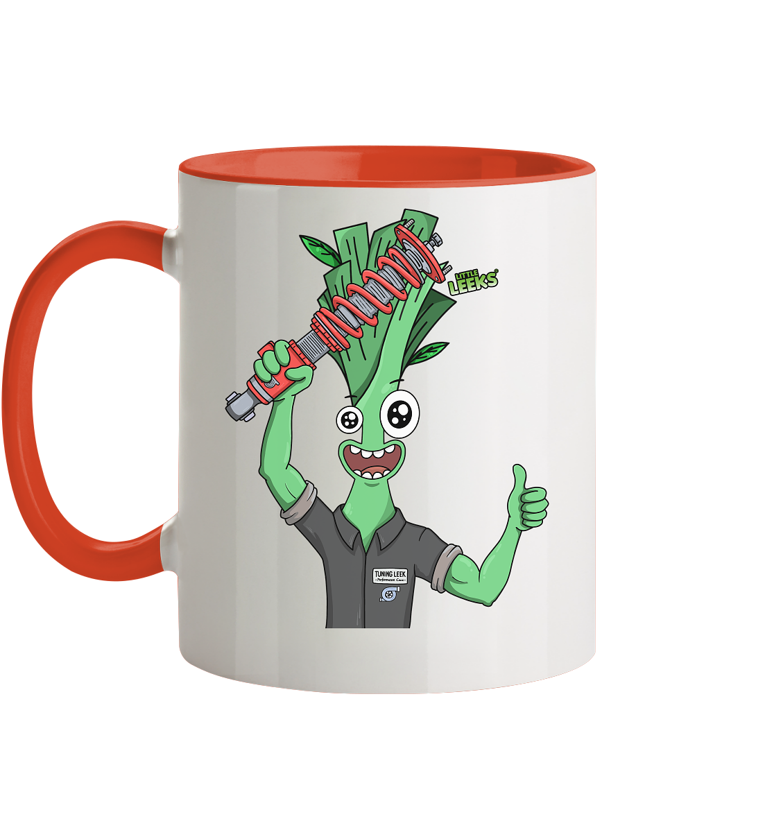 Motiv Little Leeks Nr 42: Tunerlauch - Tasse zweifarbig