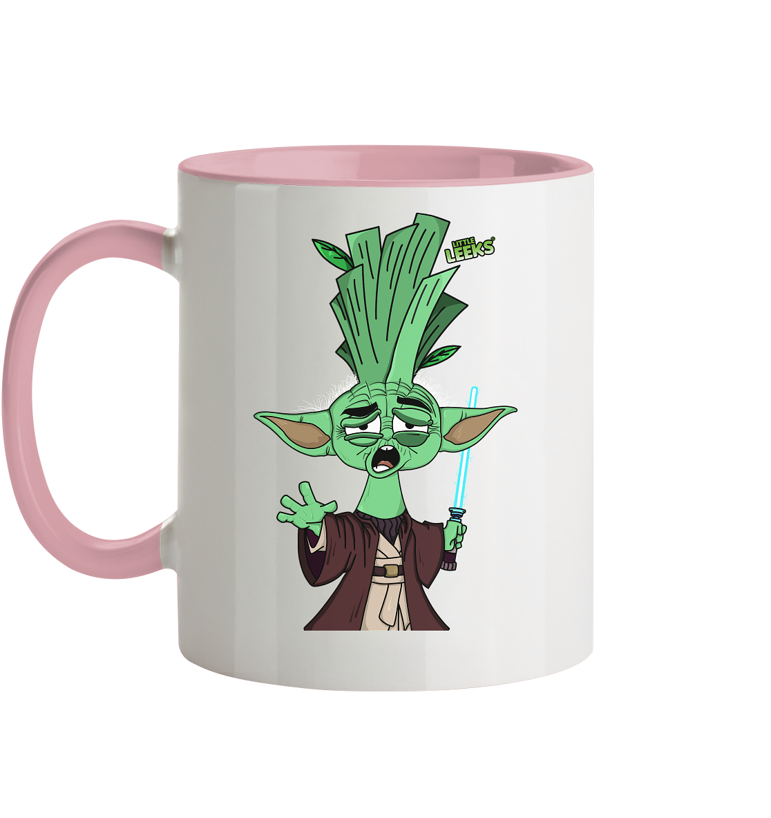 Motiv Nr 19: alter Gartenmeisterlauch - Tasse zweifarbig