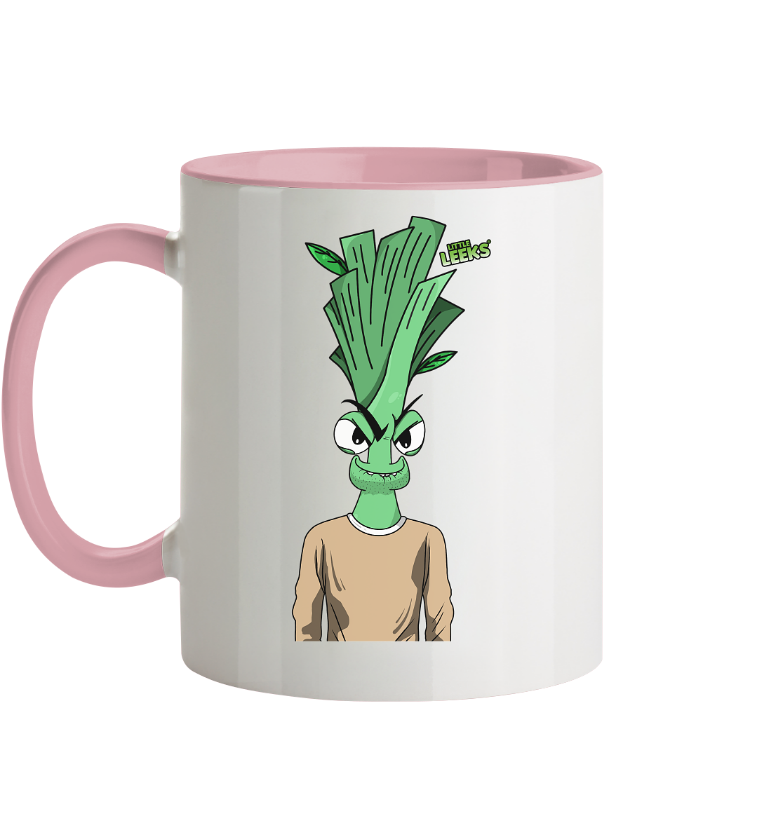 Motiv Nr 09: Rattenlauch - Tasse zweifarbig