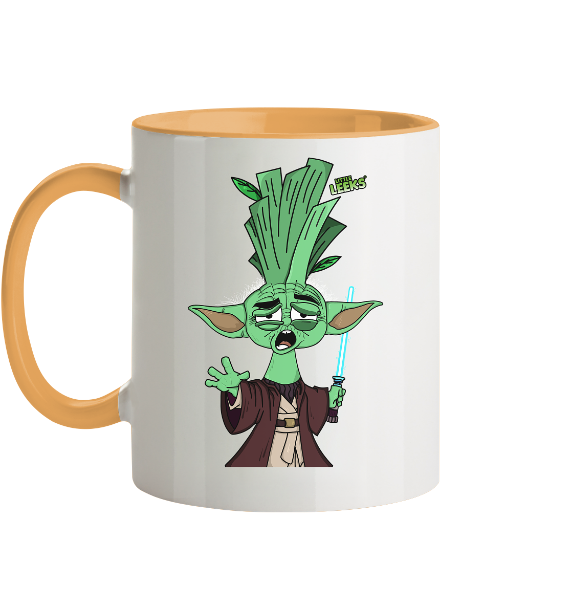 Motiv Nr 19: alter Gartenmeisterlauch - Tasse zweifarbig