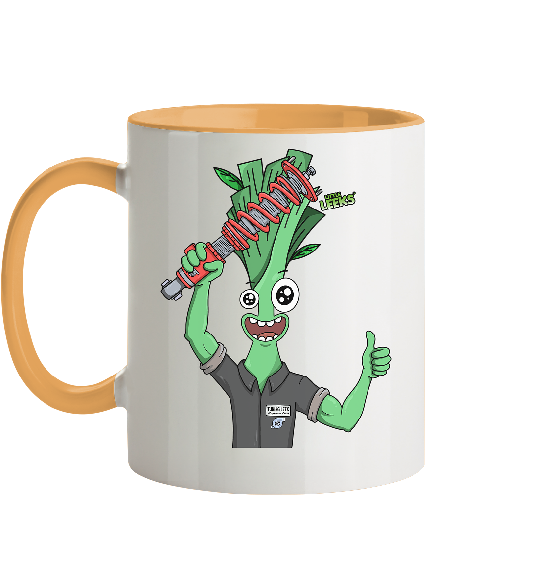 Motiv Little Leeks Nr 42: Tunerlauch - Tasse zweifarbig