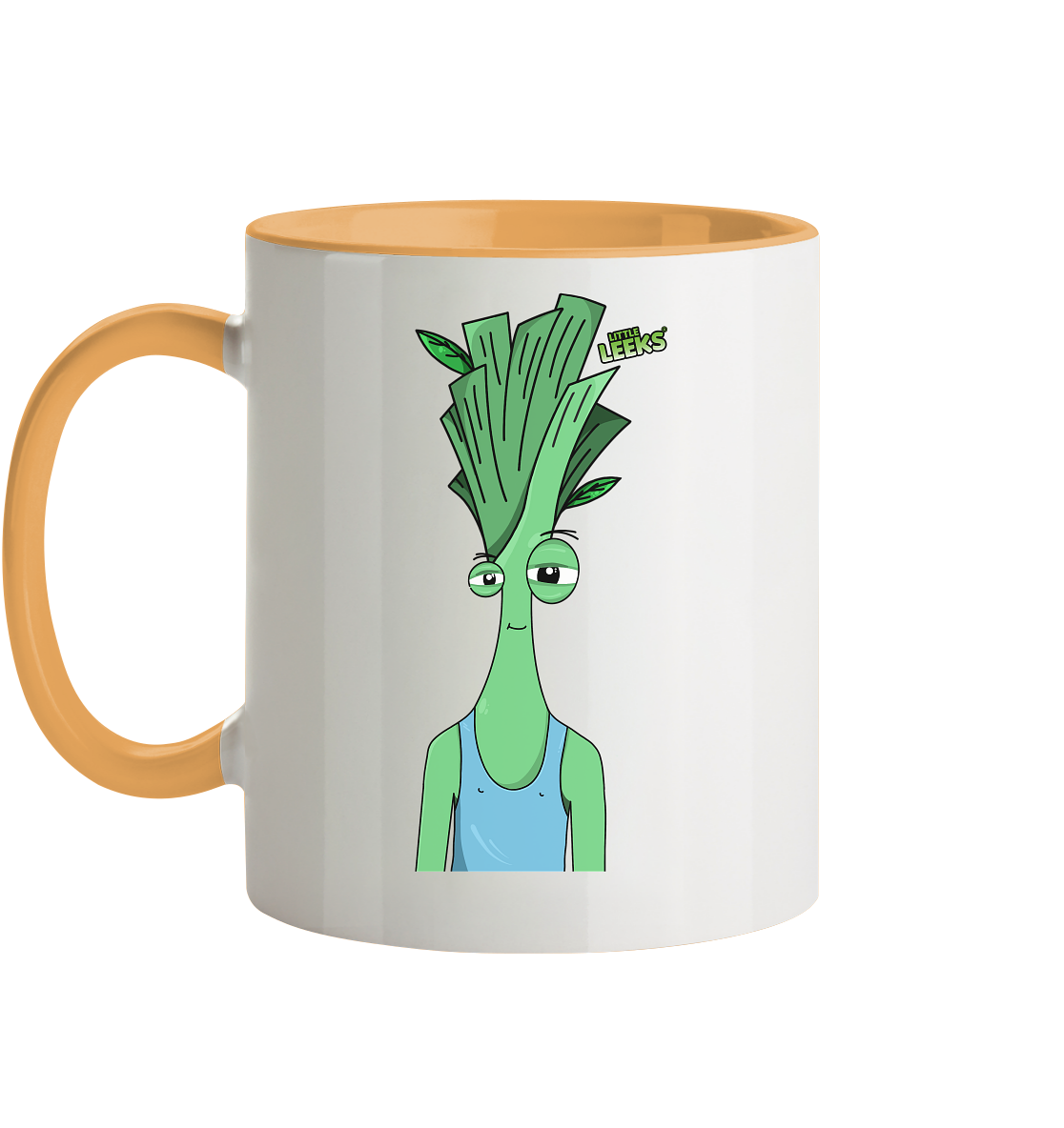 Motiv Little Leeks Nr 01: Standard Lauch  - Tasse zweifarbig